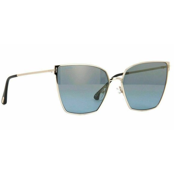 Tom Ford Butterfly Style Blue /Gold Mirrored Lens. main image 5